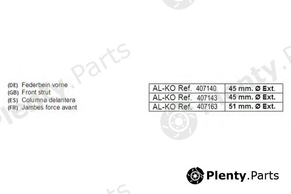  AL-KO part 8714 Shock Absorber