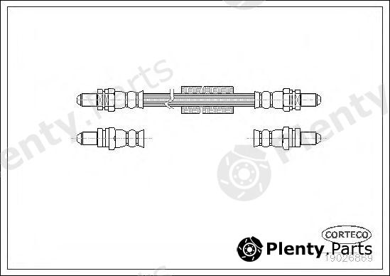  CORTECO part 19026869 Brake Hose