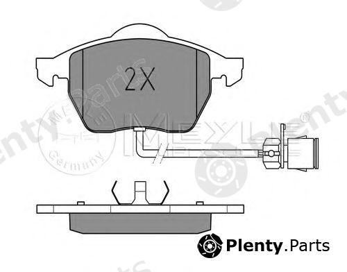  MEYLE part 0252067619/W (0252067619W) Brake Pad Set, disc brake