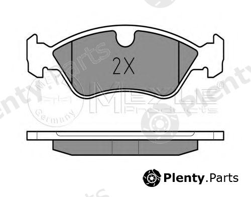  MEYLE part 0252186217 Brake Pad Set, disc brake
