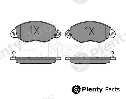  MEYLE part 0252343418/W (0252343418W) Brake Pad Set, disc brake