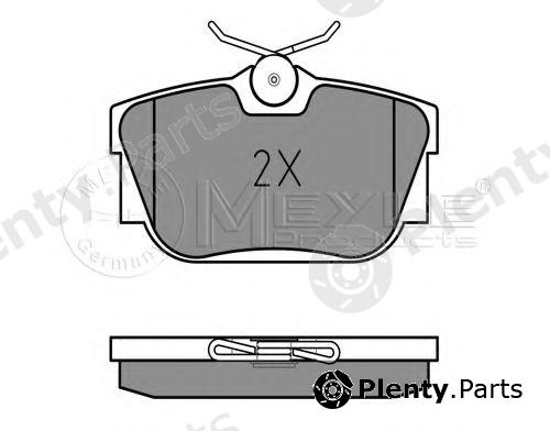  MEYLE part 0252344616/W (0252344616W) Brake Pad Set, disc brake