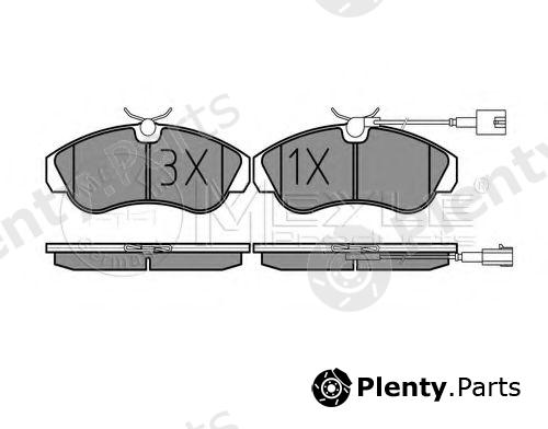  MEYLE part 0252360319/W (0252360319W) Brake Pad Set, disc brake