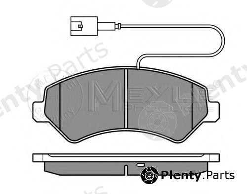  MEYLE part 0252446619/W2 (0252446619W2) Brake Pad Set, disc brake