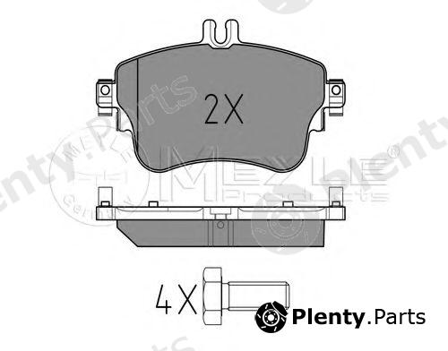  MEYLE part 0252532619 Brake Pad Set, disc brake