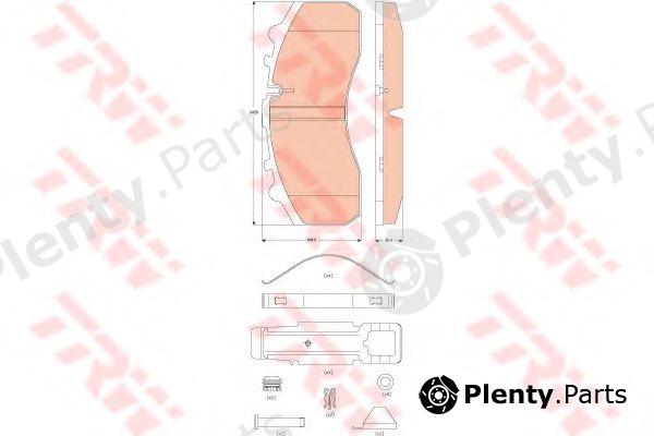  TRW part GDB5067 Brake Pad Set, disc brake