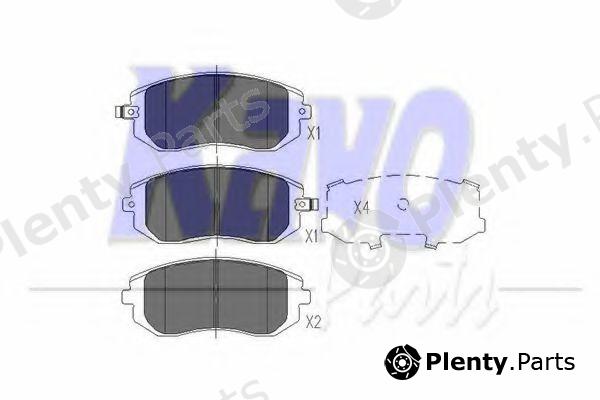  KAVO PARTS part KBP8004 Brake Pad Set, disc brake