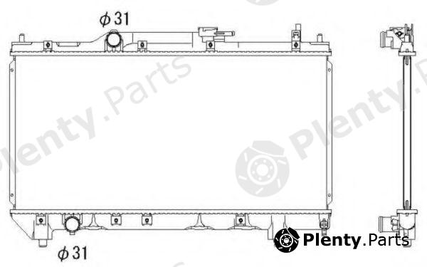  NRF part 53266 Radiator, engine cooling