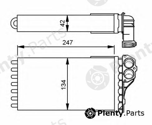  NRF part 53557 Heat Exchanger, interior heating