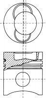  NÜRAL part 87-285900-10 (8728590010) Piston