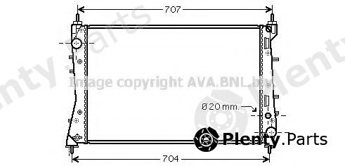  AVA QUALITY COOLING part FT2359 Radiator, engine cooling