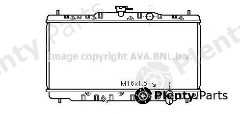  AVA QUALITY COOLING part HD2040 Radiator, engine cooling