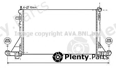  AVA QUALITY COOLING part RT2560 Radiator, engine cooling