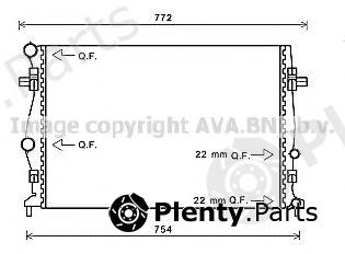  AVA QUALITY COOLING part VW2343 Radiator, engine cooling