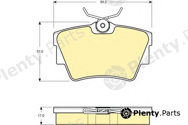  GIRLING part 6114791 Brake Pad Set, disc brake