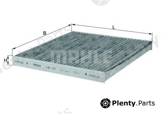  MAHLE ORIGINAL part LAK157 Filter, interior air
