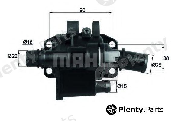  MAHLE ORIGINAL part TH4283 Thermostat, coolant