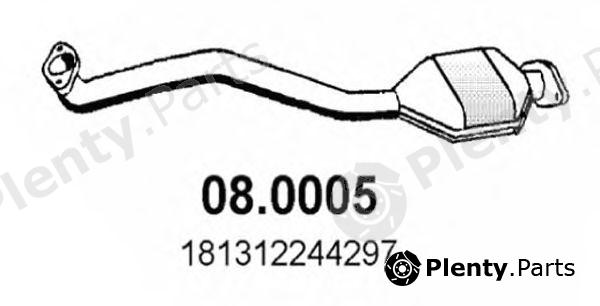  ASSO part 08.0005 (080005) Catalytic Converter