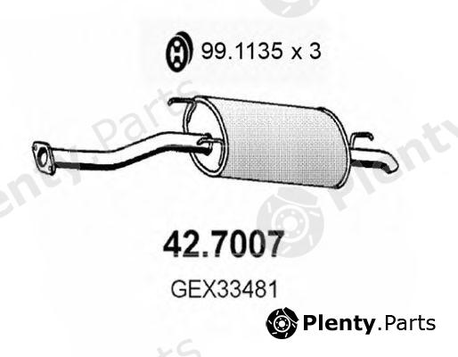  ASSO part 42.7007 (427007) End Silencer