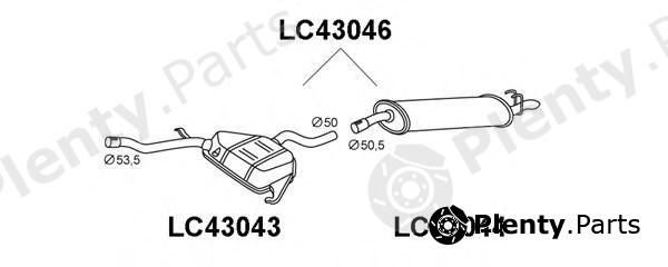  VENEPORTE part LC43046 End Silencer