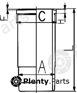  KOLBENSCHMIDT part 89839110 Cylinder Sleeve