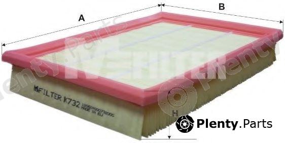  MFILTER part K732 Air Filter