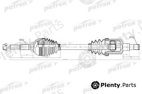  PATRON part PDS1506 Drive Shaft