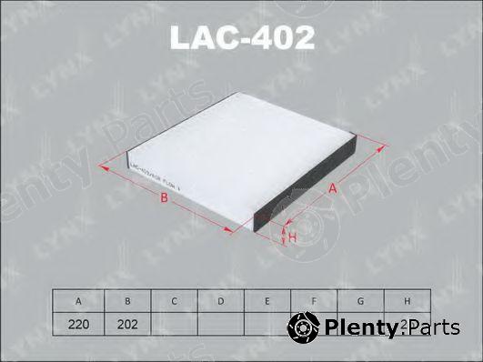  LYNXauto part LAC402 Filter, interior air