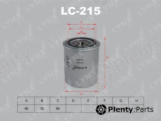  LYNXauto part LC215 Oil Filter