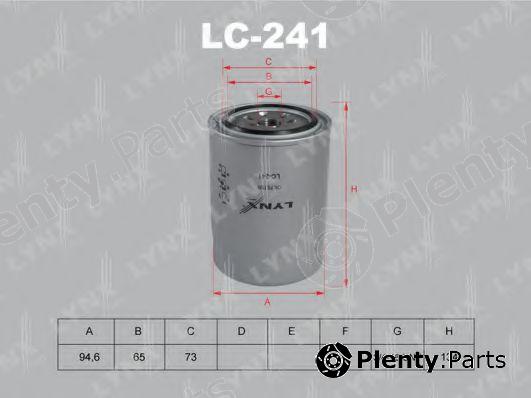  LYNXauto part LC241 Oil Filter