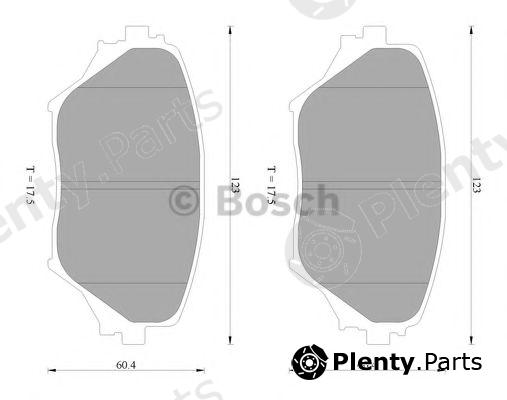  BOSCH part 0986AB2383 Brake Pad Set, disc brake