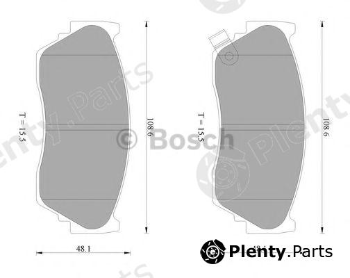  BOSCH part 0986AB2457 Brake Pad Set, disc brake