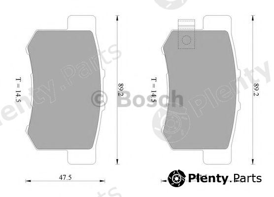 BOSCH part 0986AB2553 Brake Pad Set, disc brake