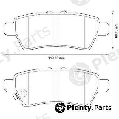  JURID part 572610J Brake Pad Set, disc brake