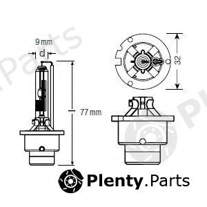  OSRAM part 66250CLC Bulb, headlight