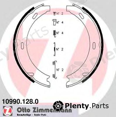  ZIMMERMANN part 10990.128.0 (109901280) Brake Shoe Set, parking brake