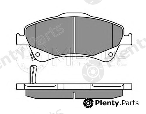  MEYLE part 0252420419/W (0252420419W) Brake Pad Set, disc brake