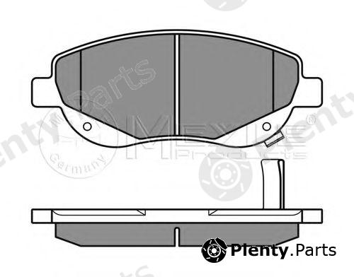  MEYLE part 0252494619/W (0252494619W) Brake Pad Set, disc brake