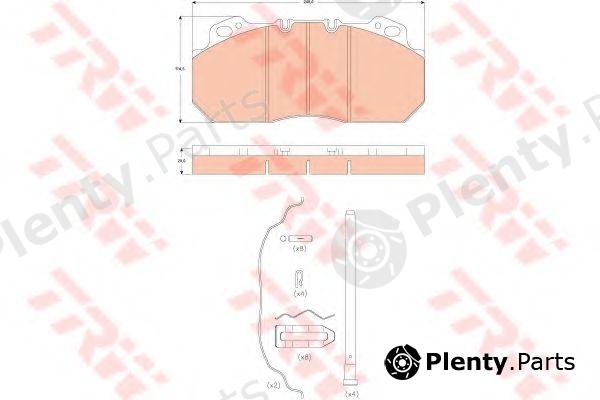 TRW part GDB5019 Brake Pad Set, disc brake