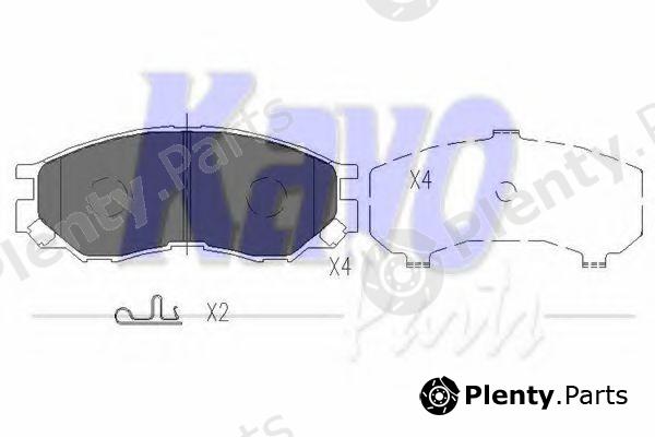  KAVO PARTS part KBP-5508 (KBP5508) Brake Pad Set, disc brake