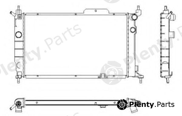  NRF part 52204 Radiator, engine cooling
