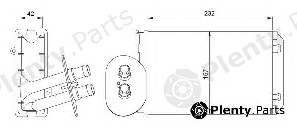  NRF part 54247 Heat Exchanger, interior heating