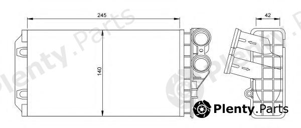  NRF part 54251 Heat Exchanger, interior heating