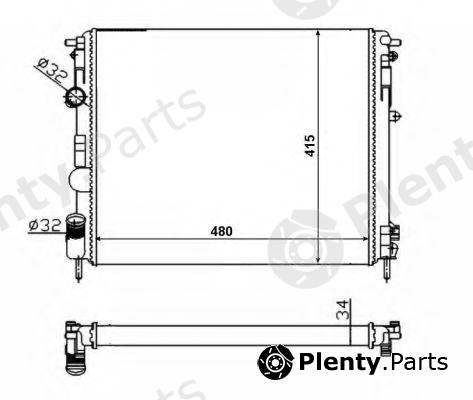  NRF part 58217 Radiator, engine cooling