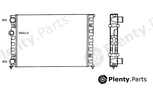  NRF part 58819 Radiator, engine cooling