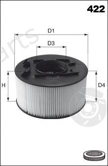  MECAFILTER part EL9107 Air Filter