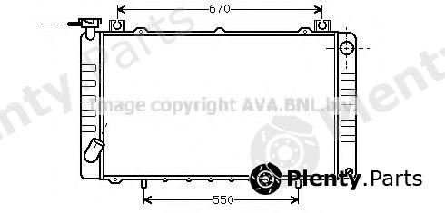 AVA QUALITY COOLING part DNA2150 Radiator, engine cooling