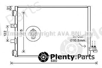  AVA QUALITY COOLING part FD5487 Condenser, air conditioning