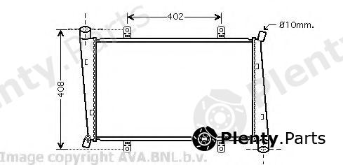  AVA QUALITY COOLING part VO2130 Radiator, engine cooling