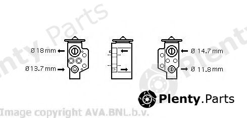 AVA QUALITY COOLING part VW1243 Expansion Valve, air conditioning